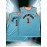 Men'S Basketball Suit # 1 Sky Blue V-neck Embroidered Polyester Loose Micro Elastic Fabric S-XXXL