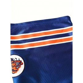 [Everyday Comfort] Men's #9 Blue American Football Jersey, V-Neck,, Polyester, Sizes S-XXXL - Ideal for Team Sports, Casual Wear & Training