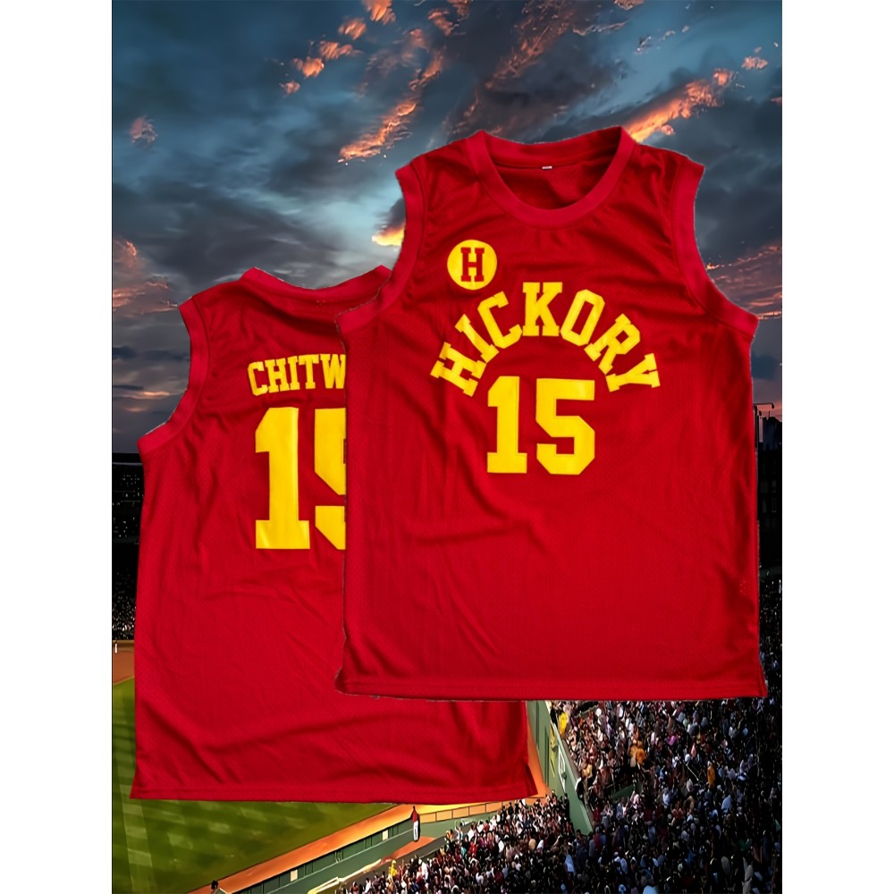 Men'S American Basketball Shirt # 15 Red Basketball Sweatshirt S-XXXL Men'S American Basketball Shirt # 15 Red Basketball Sweatshirt S-XXXL