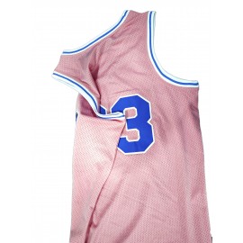 Dreamy Pink Basketball Jersey] Breathable Sleeveless Jersey - Men'S Basketball Sweatshirt - Embroidered Lettering, Loose Fit, Sports Uniform