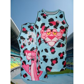 #Pink Leopard Blue Spots