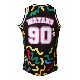 In Living Color 90'S Wayans Basketball Jersey Black For Men S-XXXL Sports Shirt