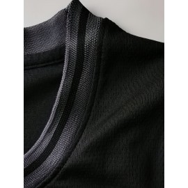 Men'S Basketball Jersey #23 Black Embroidered Sports Tank Top