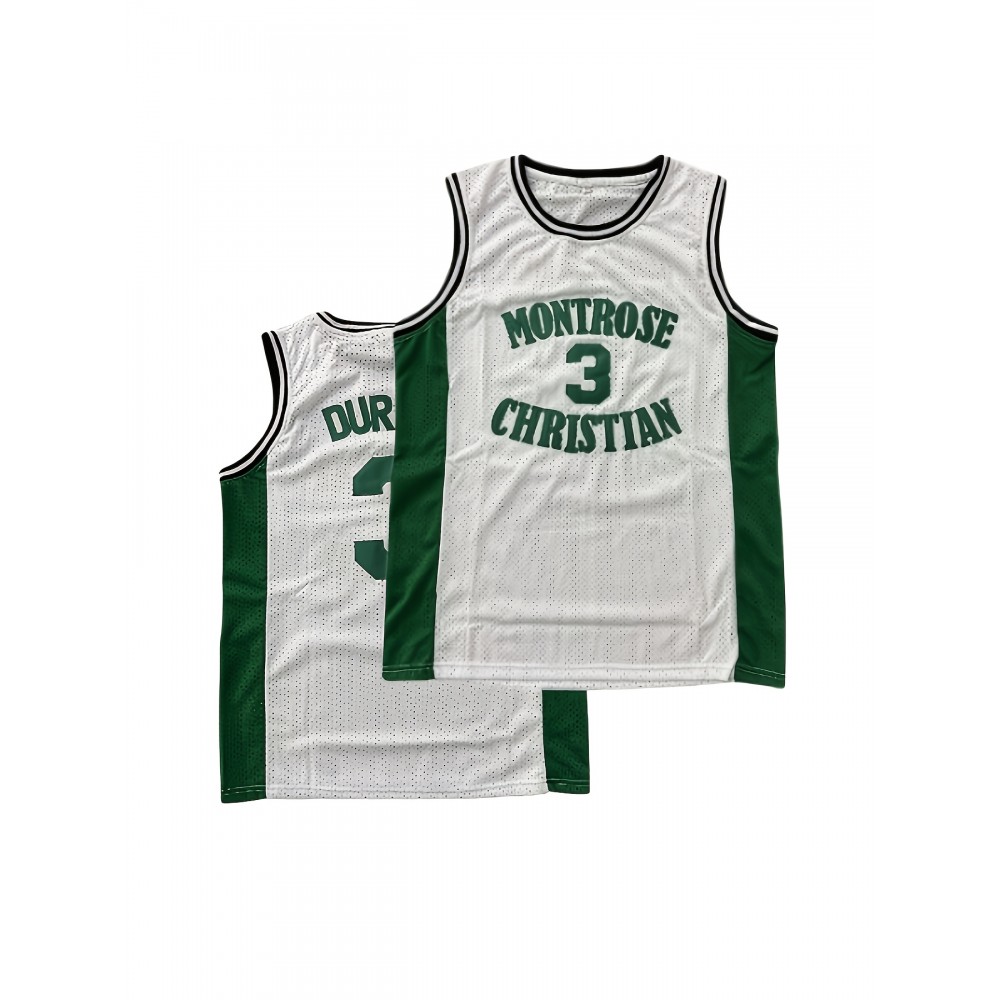 Men'S #3 White Basketball Jersey Vintage Throwback Jersey Men'S #3 White Basketball Jersey Vintage Throwback Jersey