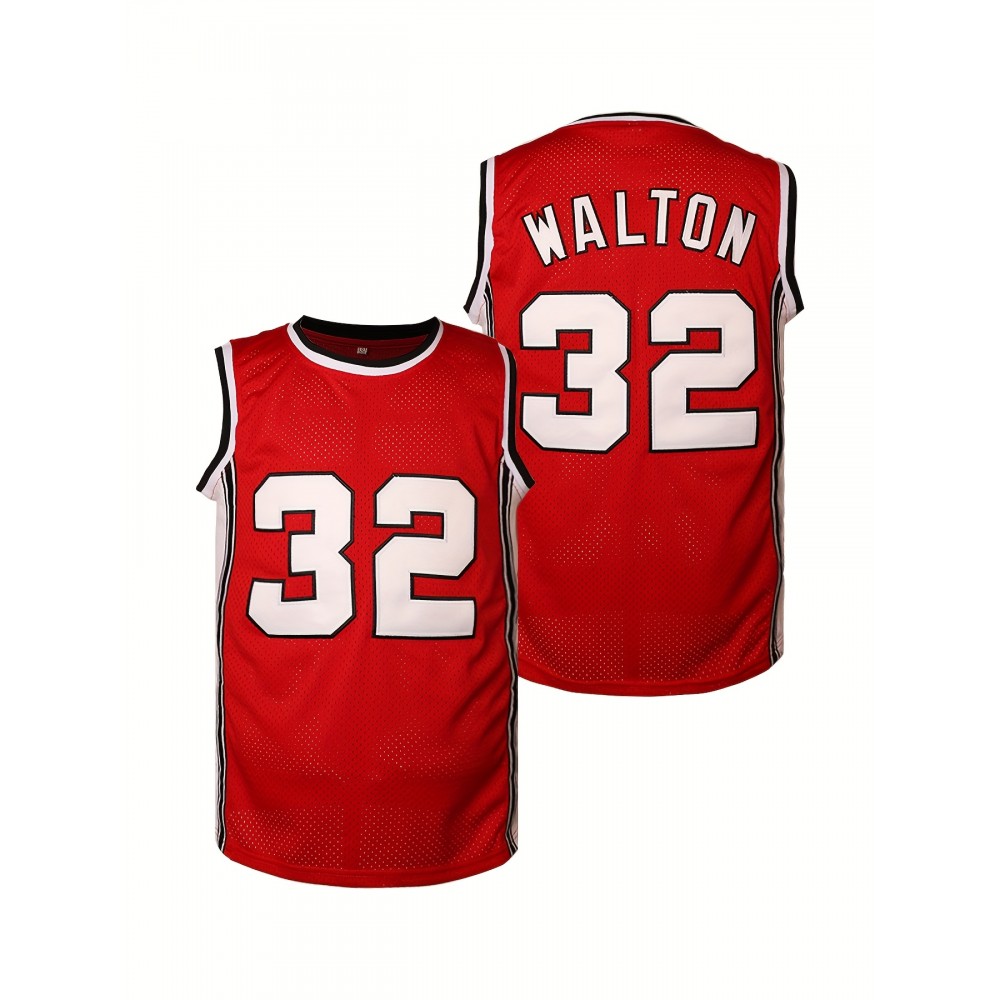 Men's #32 Red Basketball Jeresys Stitched Name And Number S-3XL 1976 Vintage Swingman Jersey Men's #32 Red Basketball Jeresys Stitched Name And Number S-3XL 1976 Vintage Swingman Jersey