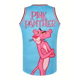 Pink Panther 1963 Miami Bule Basketball Jersey