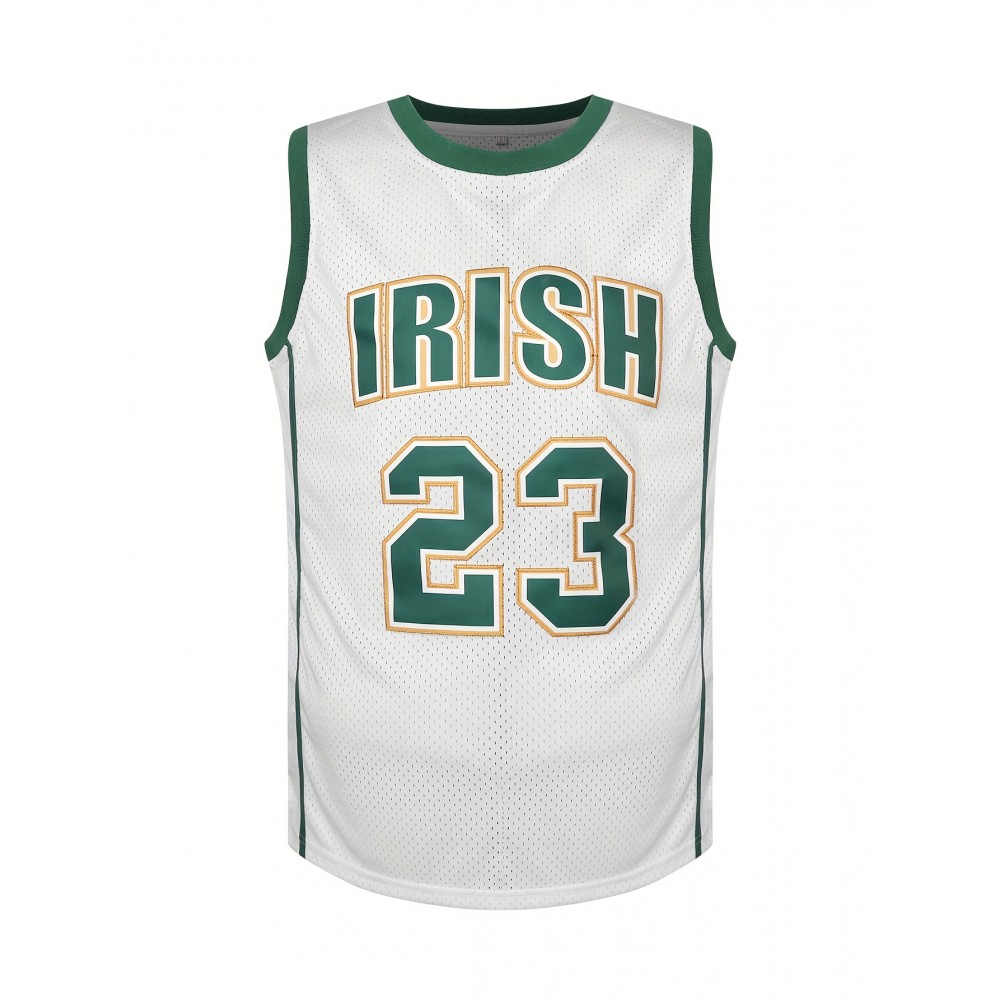 Men'S #23 Irish Basketball Jersey Stitched S-3XL Men'S #23 Irish Basketball Jersey Stitched S-3XL