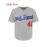 Men'S Baseball Shirt # 42 Grey Embroidered Polyester Baseball Shirt Loose Knitted Fabric Suitable For Spring, Summer, And Autumn Wearing S-3XL