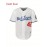 Men'S White Breathable Polyester Baseball Jersey # 42V Collar Sports Shirt With Embroidered Print Loose Button Top Suitable For Sports, Leisure And Team Activities All Year Round S-3XL