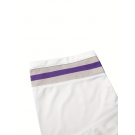 Men's American Football Jersey | V-Neck Polyester Top | Purple Number 18 | Multi-Size S-XXXL | Machine Washable & Dry Clean Safe | Ideal for Sports, Casual & Outdoor Activities | Breathable & Comfortable | Perfect for Training, Running, Hiking & Parties