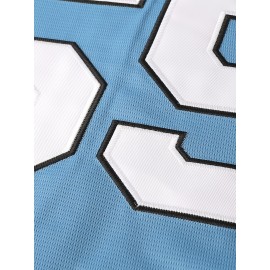 Youth Baseball Jersey # 55 Blue Sports Shirt Suitable For Teenagers To Wear In Spring, Summer, And Autumn