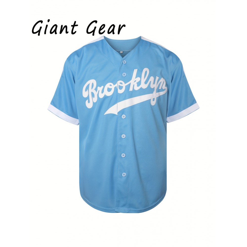 Men'S Baseball Shirt # 32 Blue Off Shoulder White Suitable For Walking, Cycling, Fishing Competition Training Size S-3XL Men'S Baseball Shirt # 32 Blue Off Shoulder White Suitable For Walking, Cycling, Fishing Competition Training Size S-3XL